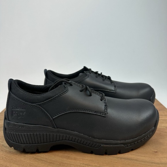New NIB Mens Timberland Pro Valor Duty Black Oxford Soft Toe Shoes Sz‎ 7.5 M main image 4